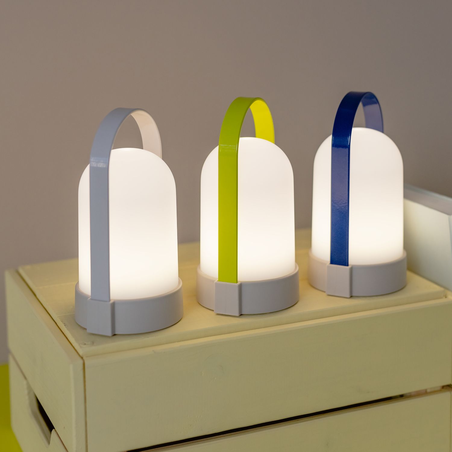 Remember · Draagbare lamp URI Piccolos nr 31- set van 3