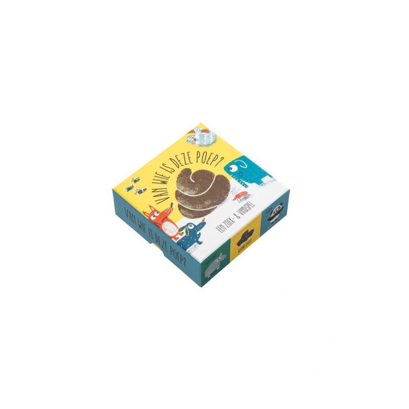 Zoek- &amp; vindspel · Van wie is deze poep?