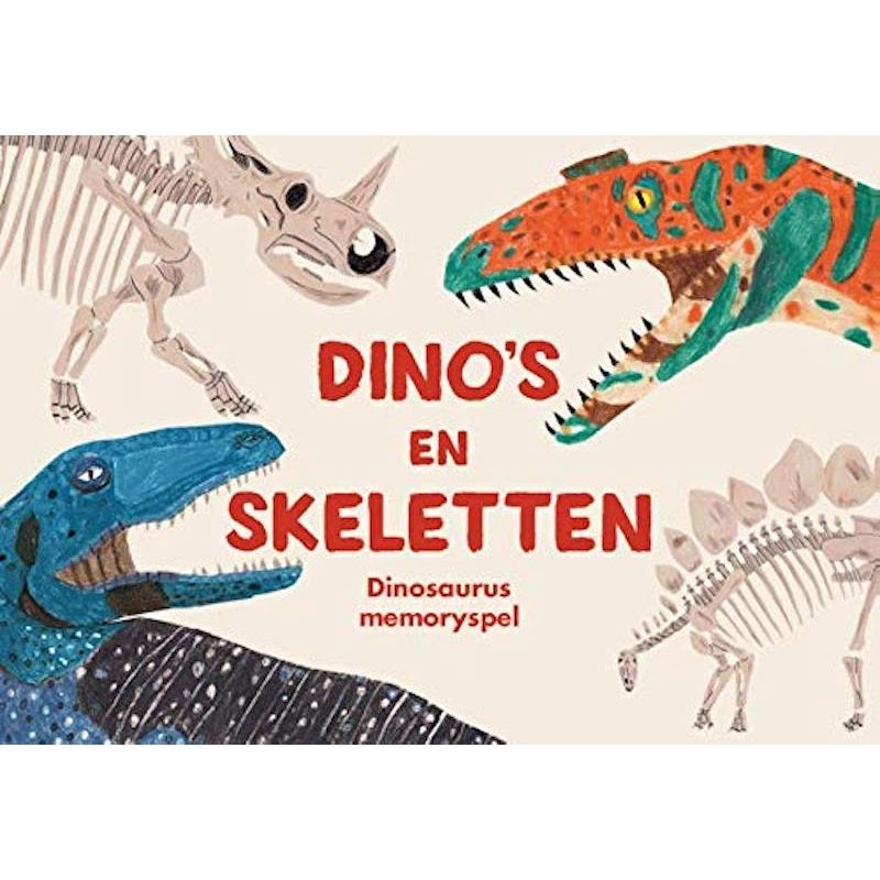 Memory spel · Dino&#39;s en skeletten
