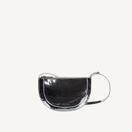 Farou half moon bag • Silver