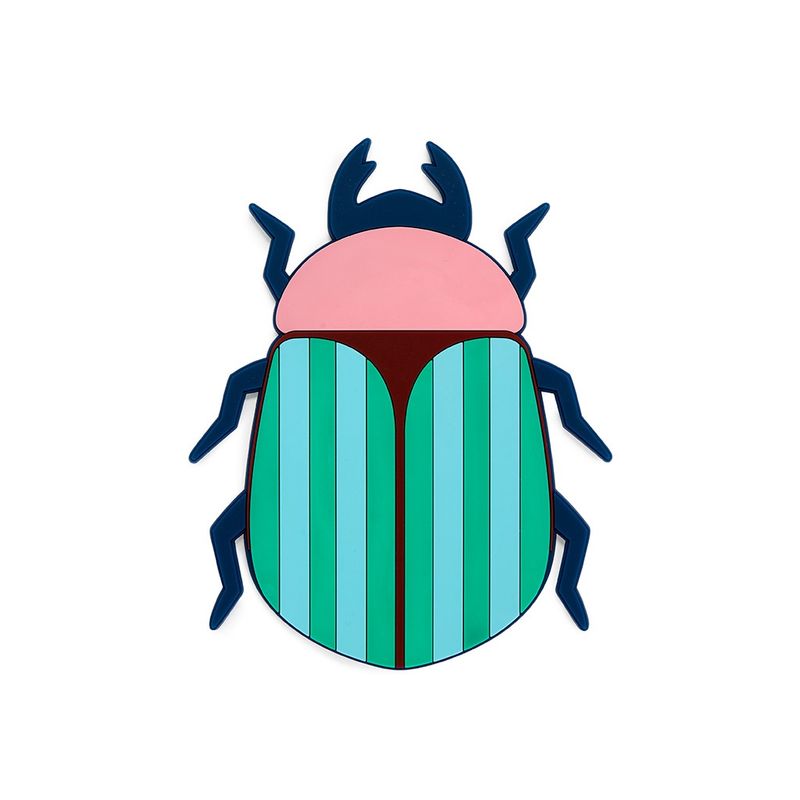 Onderzetter pan The Beetles · blauw/groen