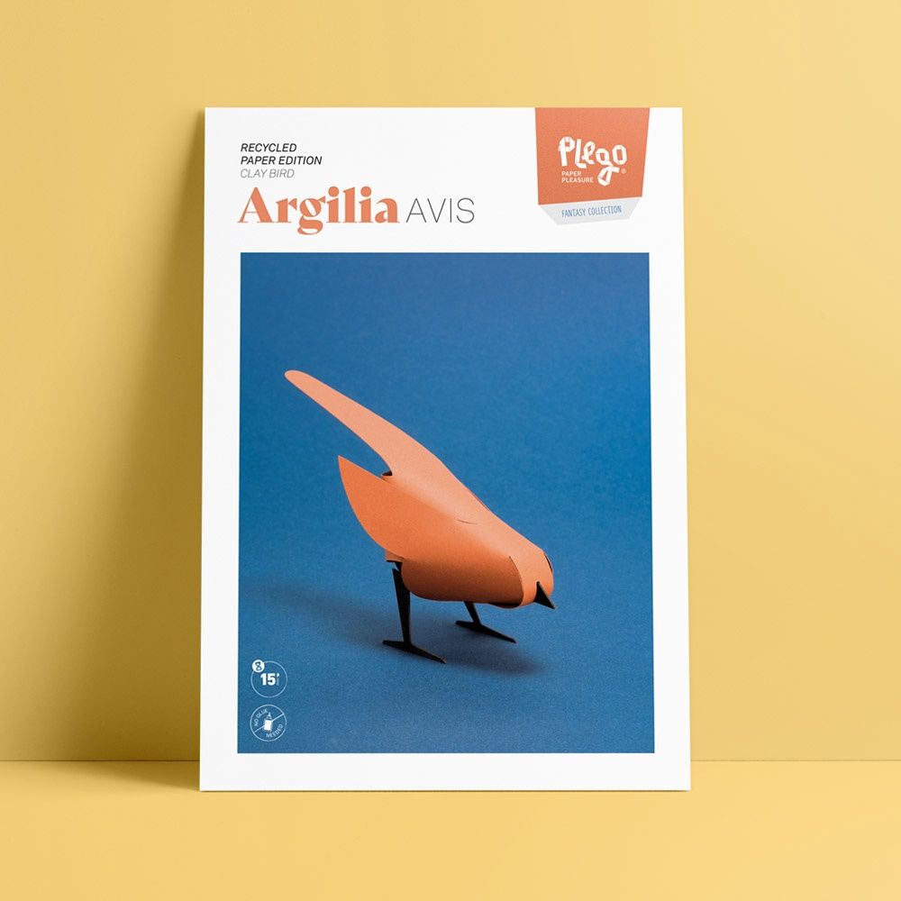 Plego · papieren vogel 'Argilia Avis'