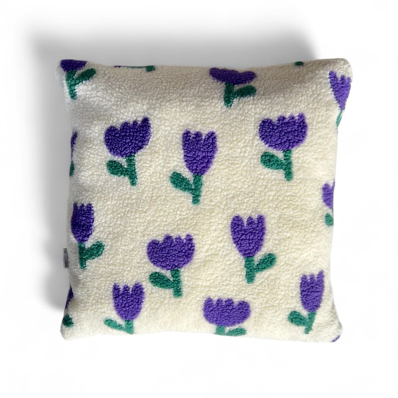 Kussensloop 50x50 cm · Paarse tulp