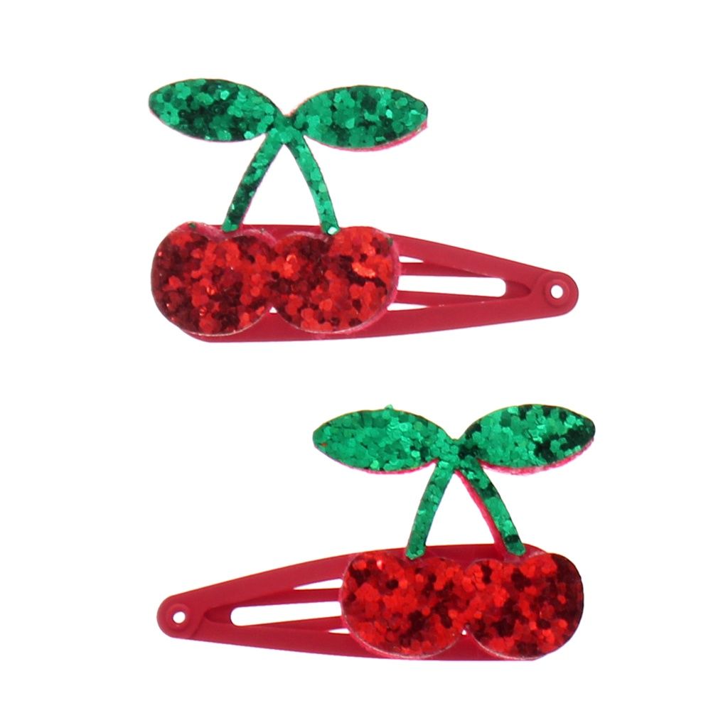 REX · Glitter haarspeldjes · Kers