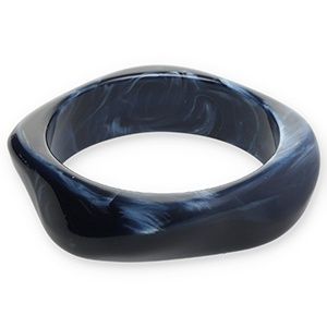 Hars armband bangle · marmer blue
