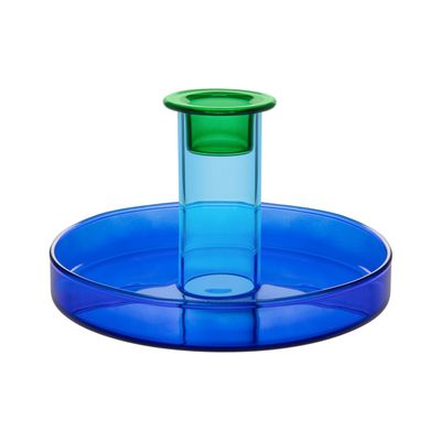 Kaarsenhouder &#39;Lucy&#39;  blauw