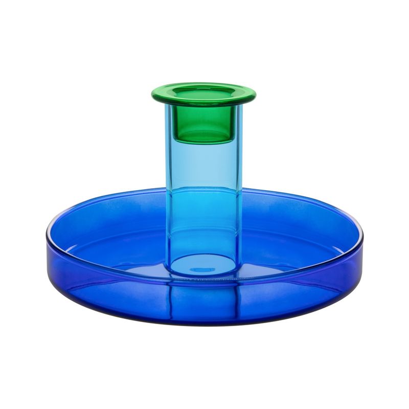 Kaarsenhouder 'Lucy'  blauw