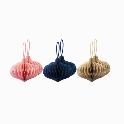 Honeycomb ornamenten · set van 6
