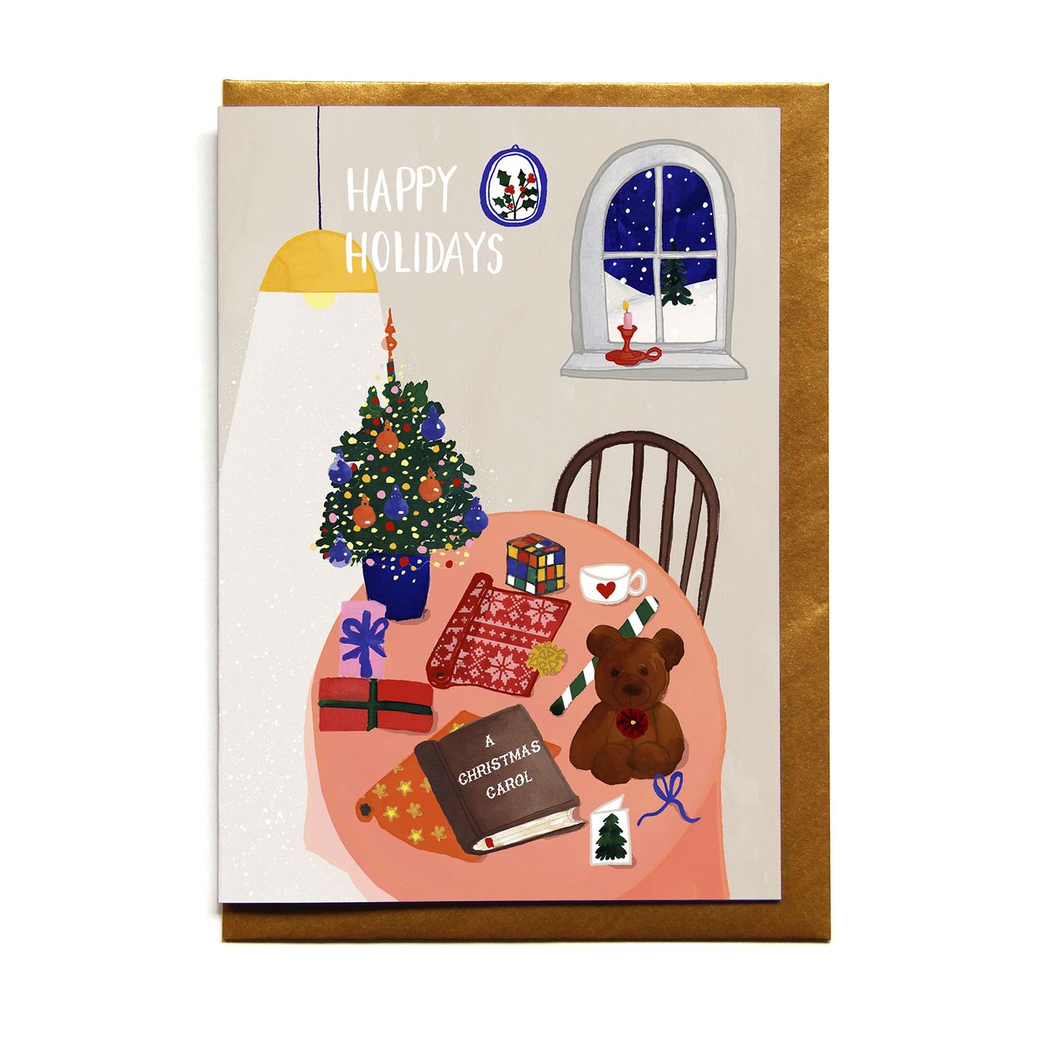 Kerstkaart · Happy holidays