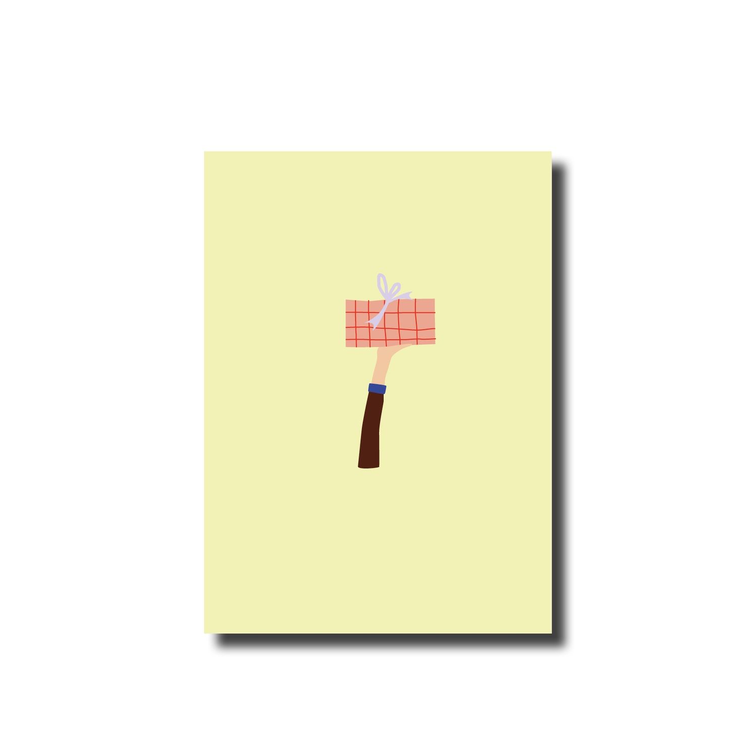 Kerstkaart enkel gift