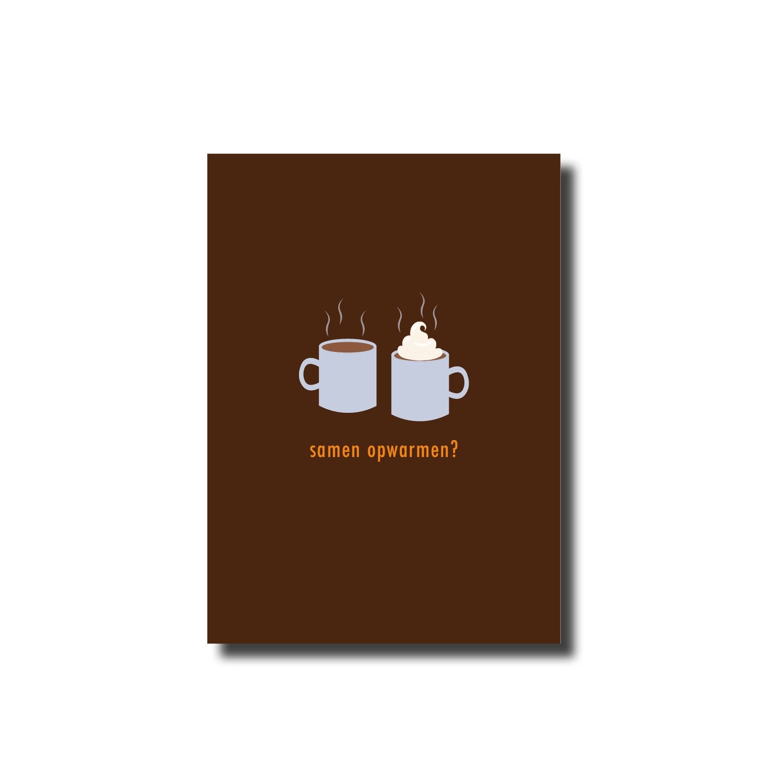 Kerstkaart enkel samen opwarmen?