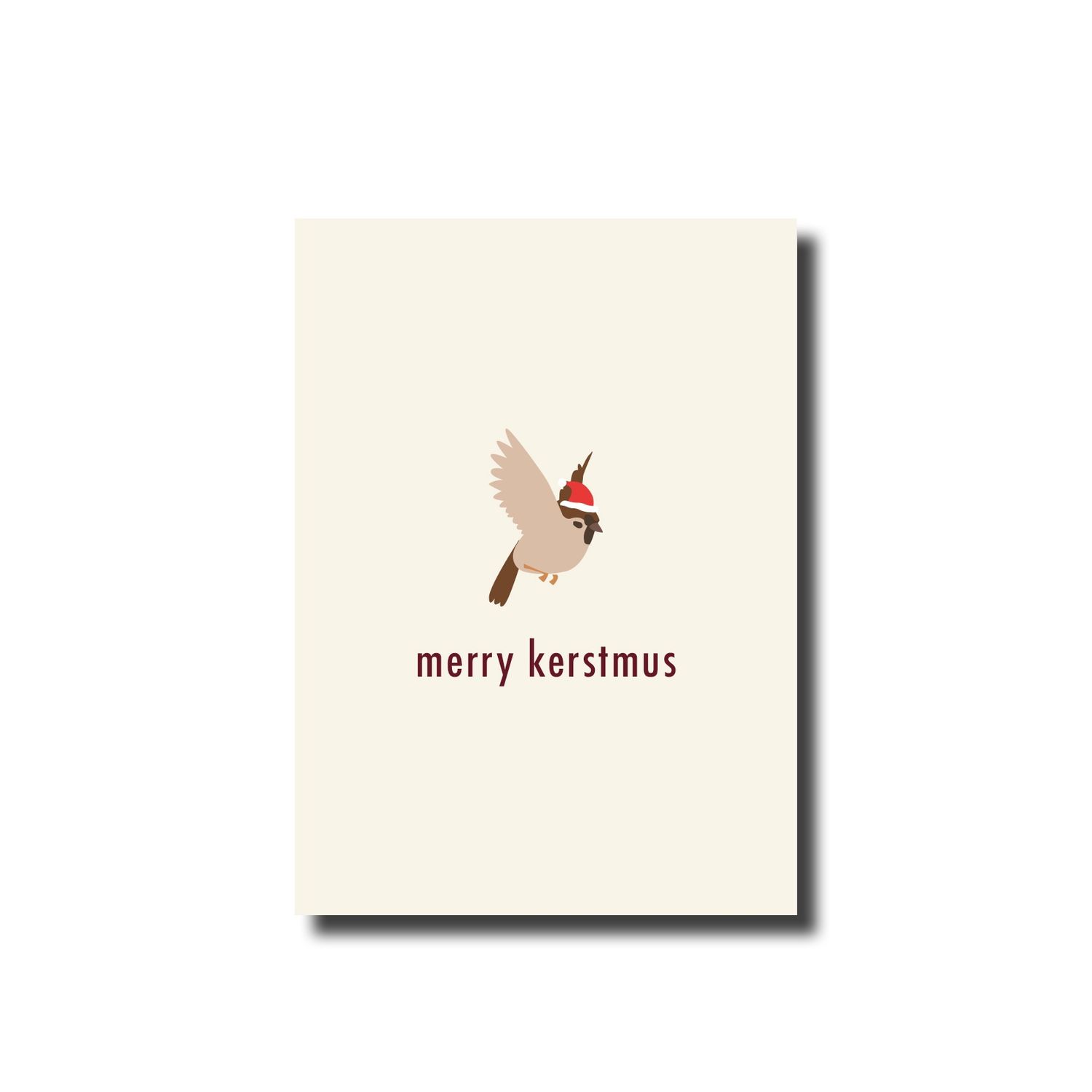 Kerstkaart enkel kerstmus