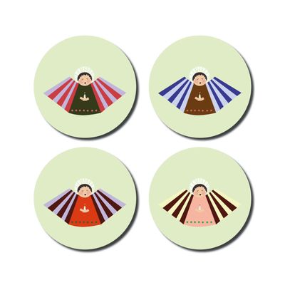 Onderzetters kerst · engetljes