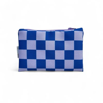 Etui small · checked lila/blue