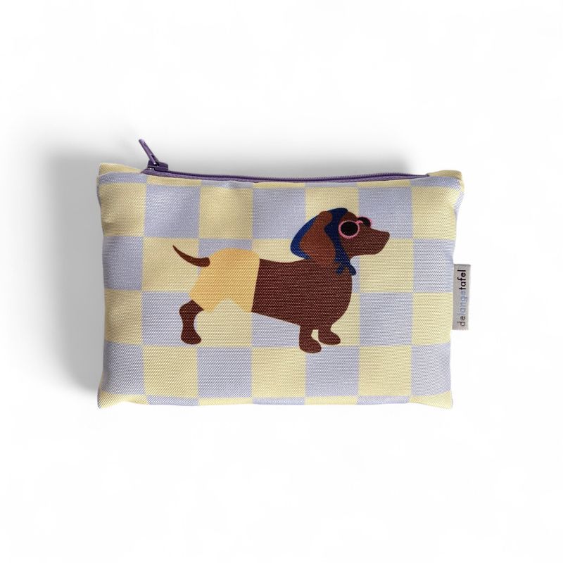 Etui small · Teckel in zwempakje
