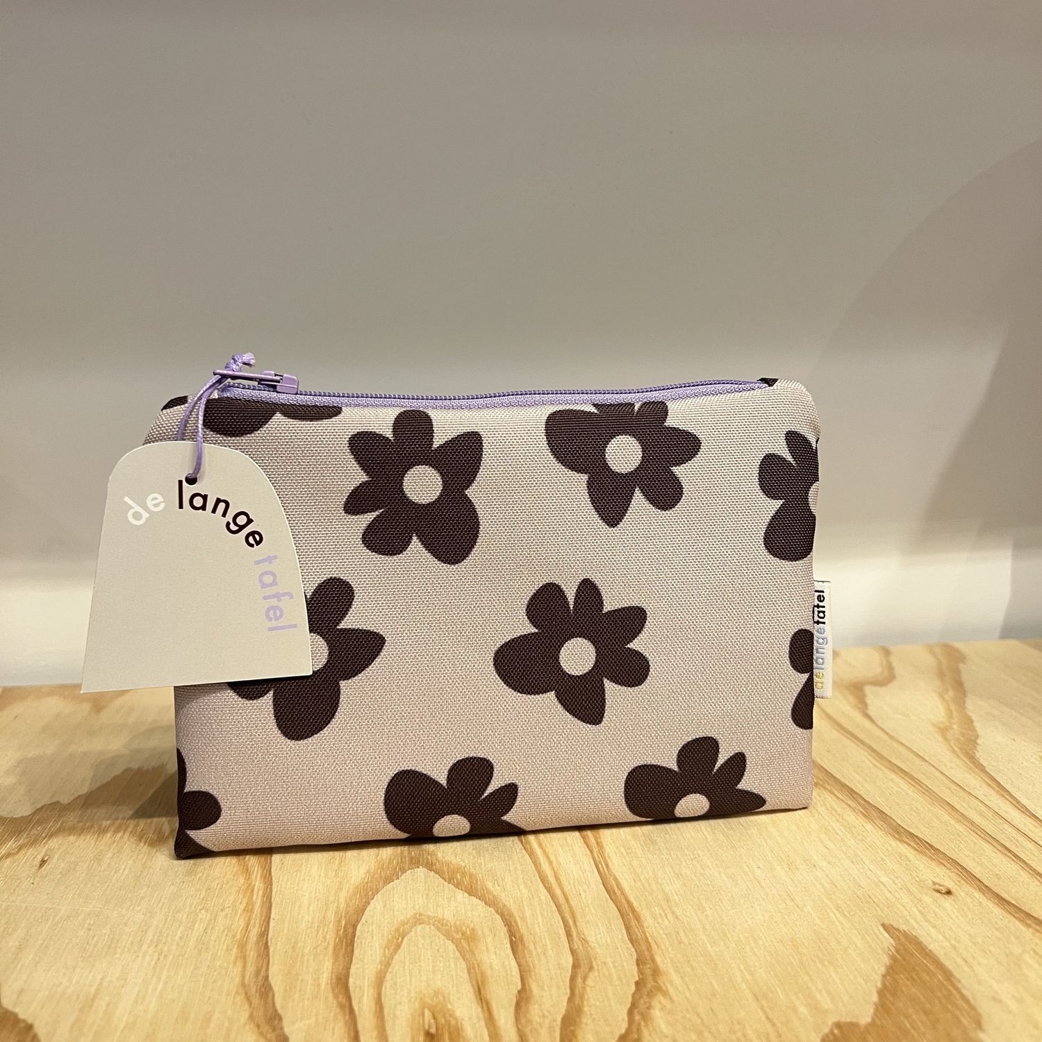 Etui small · Flowers brown