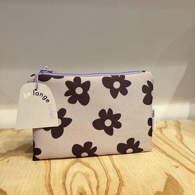 Etui small · Flowers brown