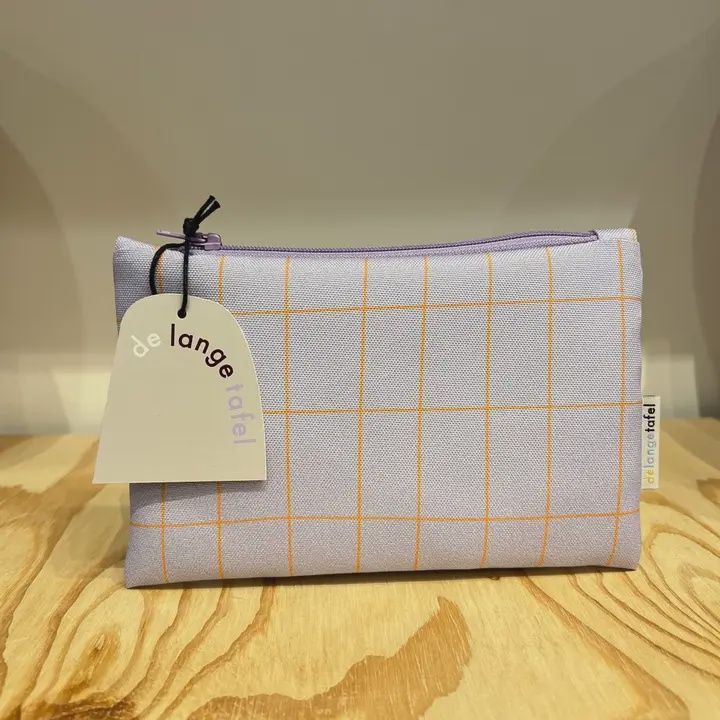 Etui small · Lila checked