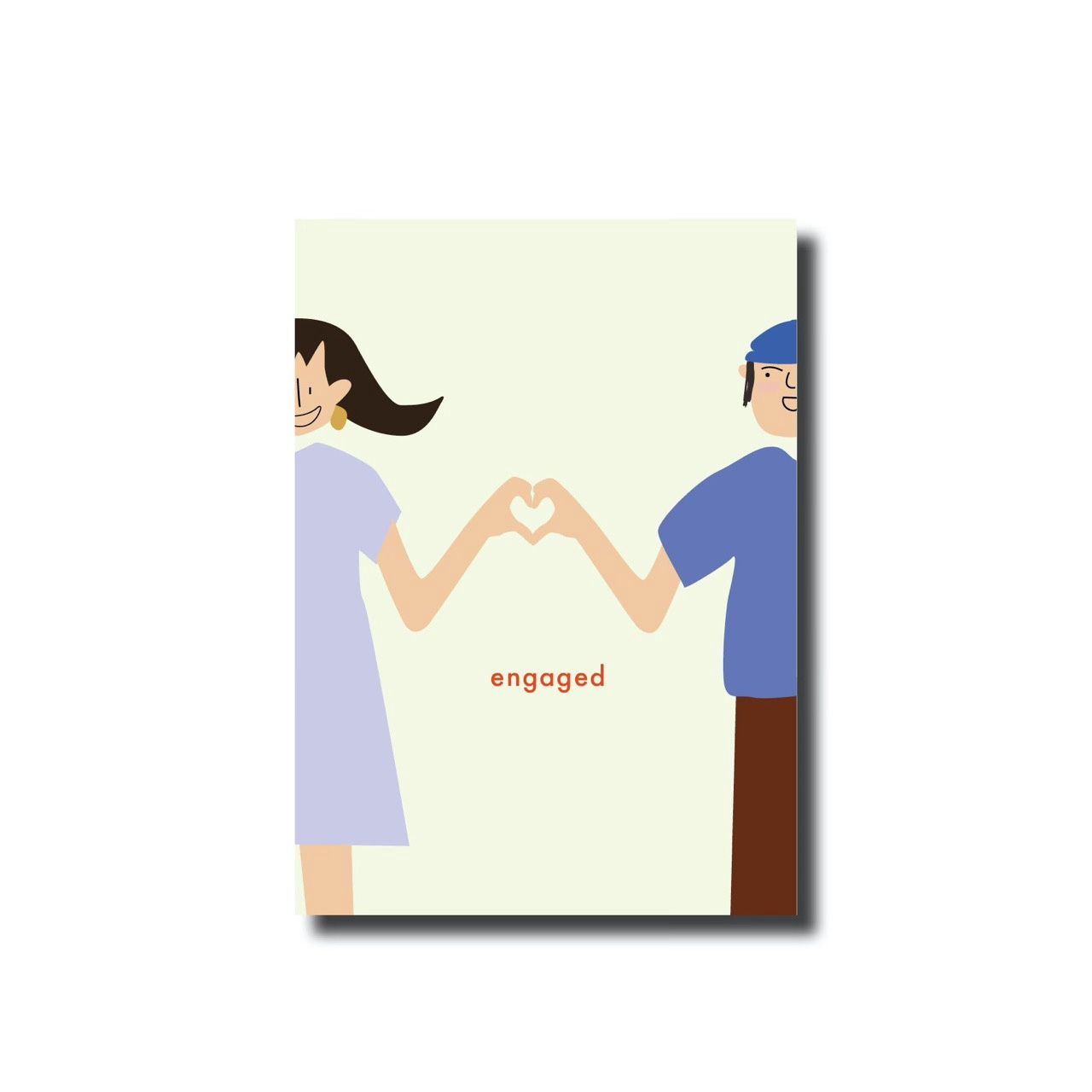 Ansichtkaart engaged