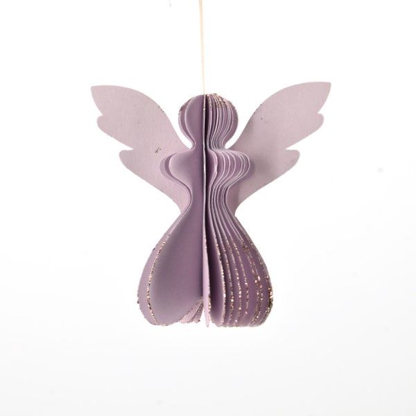 Engel papier hanger 7,5 cm · rose goud