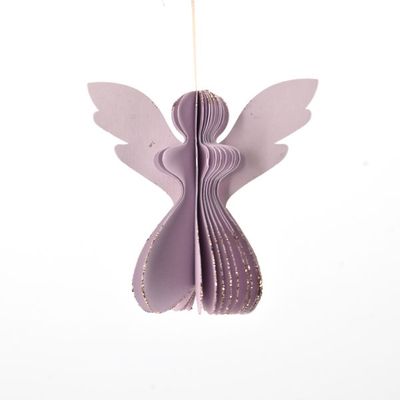 Engel papier hanger 7,5 cm · rose goud