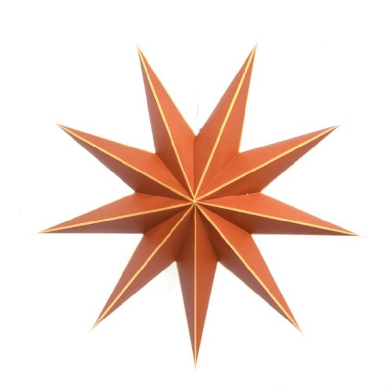 Ster papier · rood/oranje