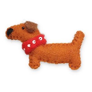 Broche vilt dachshund/teckel