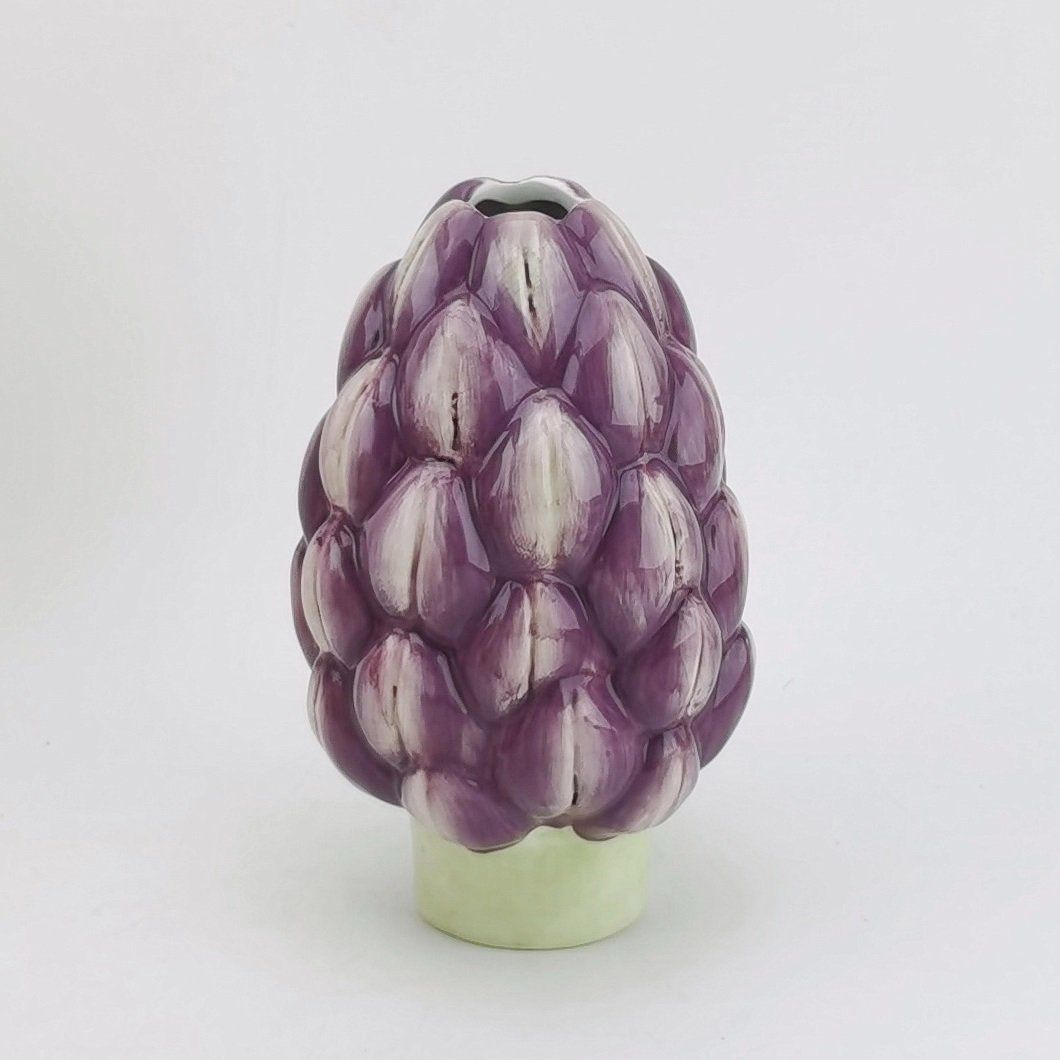 Aardewerk vaas · artichok