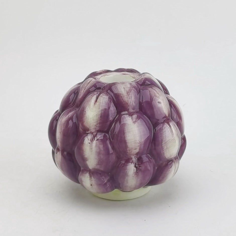 Aardewerk kaarsenstandaard · artichok