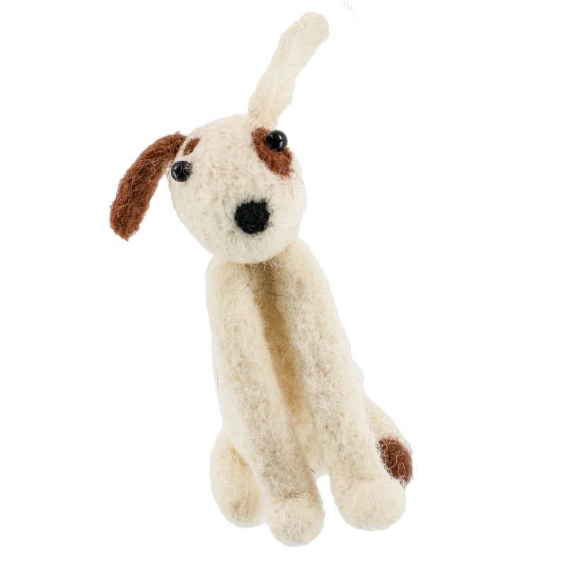 Wollen kerst hanger · hond