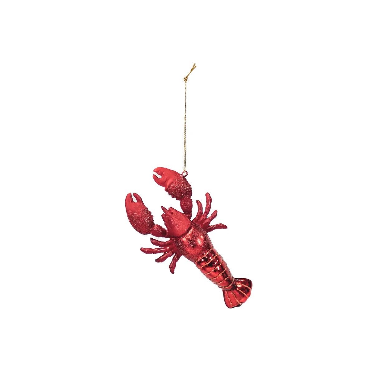 Kerstbal glas · Lobster