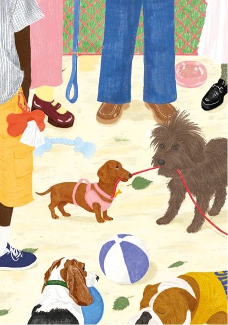 Jour Férié puzzel · Walking the Dog - 100 stukjes