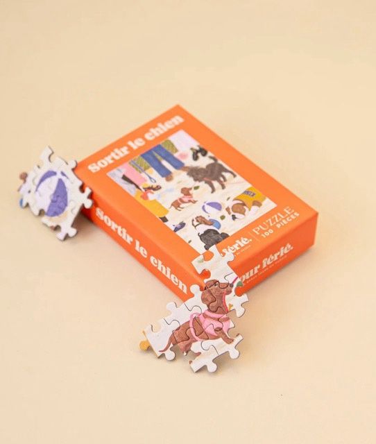 Jour Férié puzzel · Walking the Dog - 100 stukjes