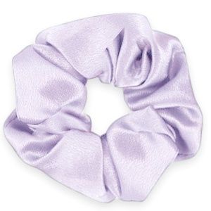 Scrunchie silky - Sheer lilac purple