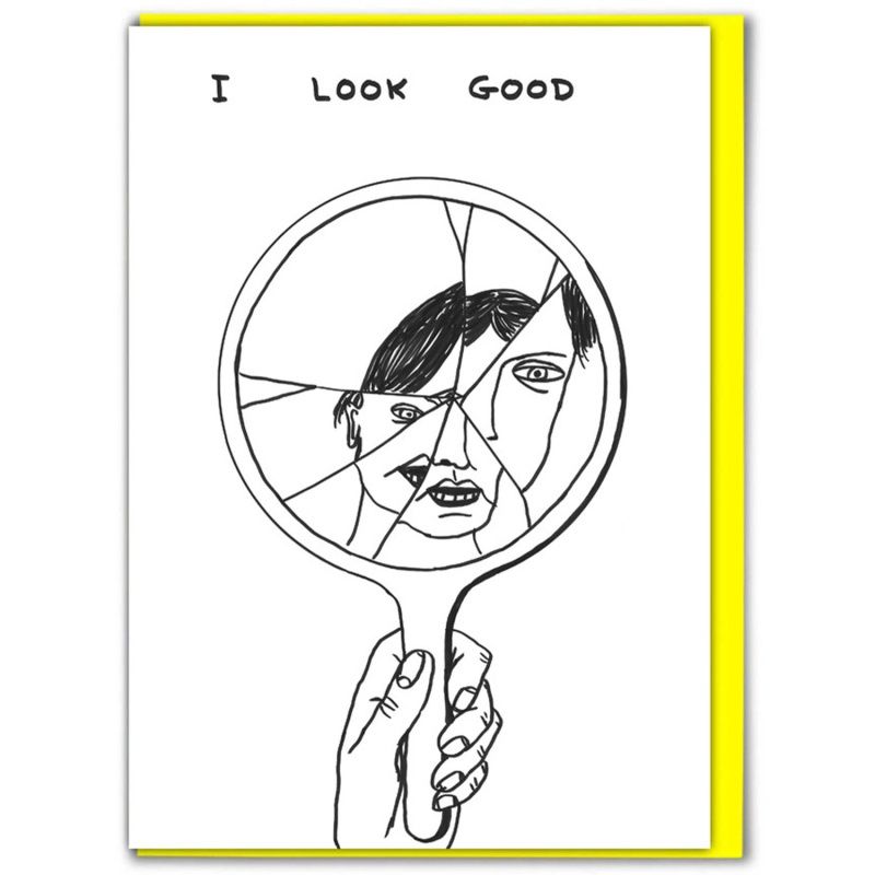 Wenskaart &#39;broken mirror &#39;