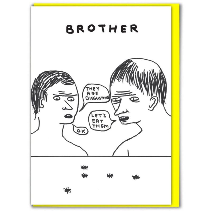 Wenskaart · 'brother'