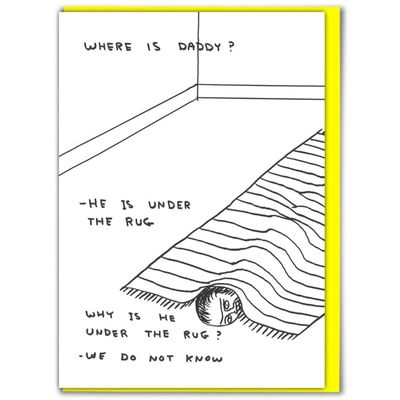 Wenskaart &#39;where is daddy&#39;