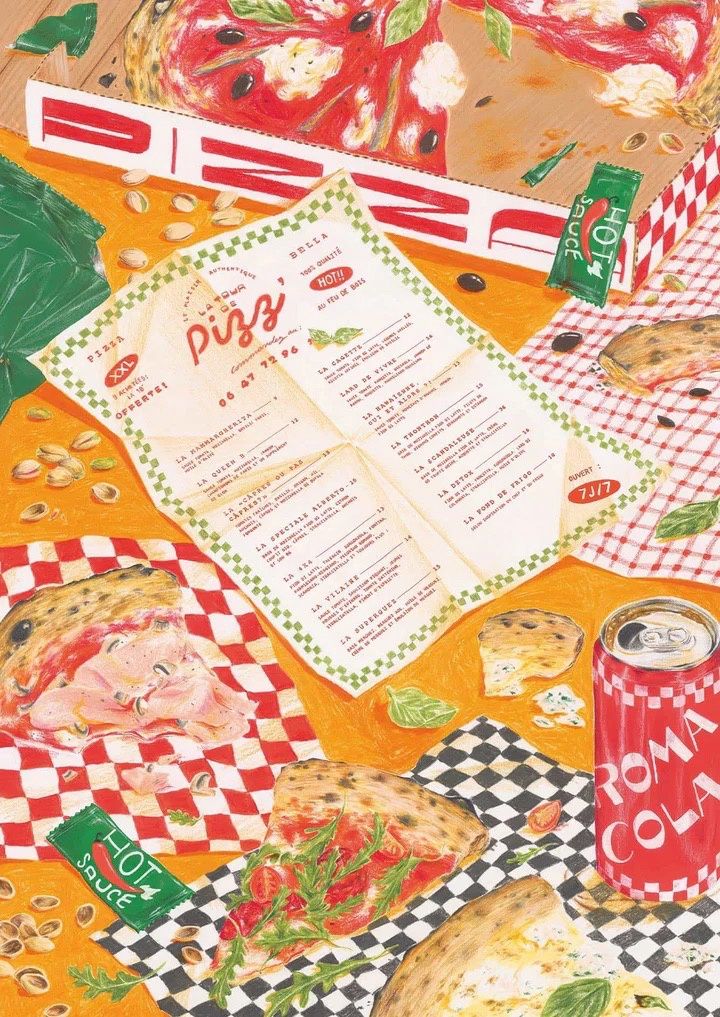 Puzzel 'Pizza to go' 1000 stukjes