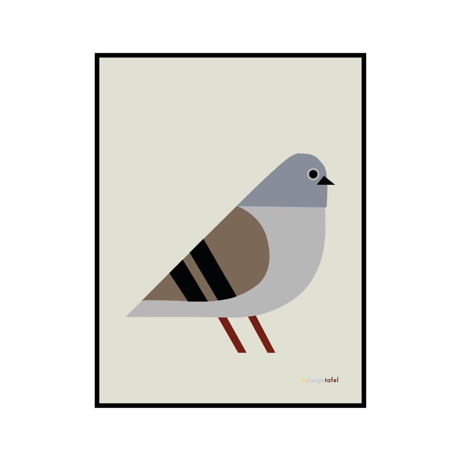 Print in lijst 'Duif'