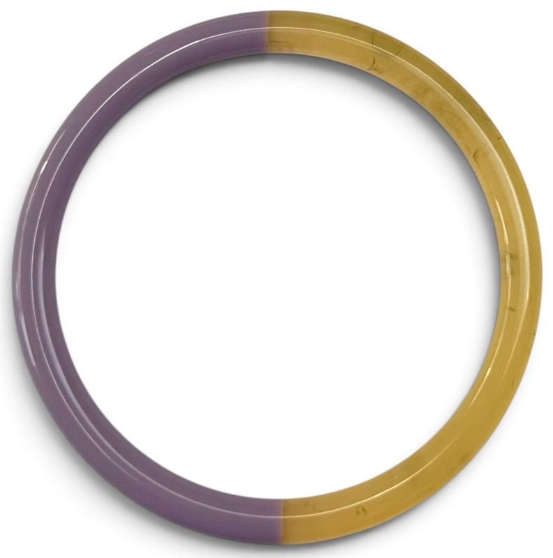 Bybjor · Duo Color Bangle-armband · Pastel Lila