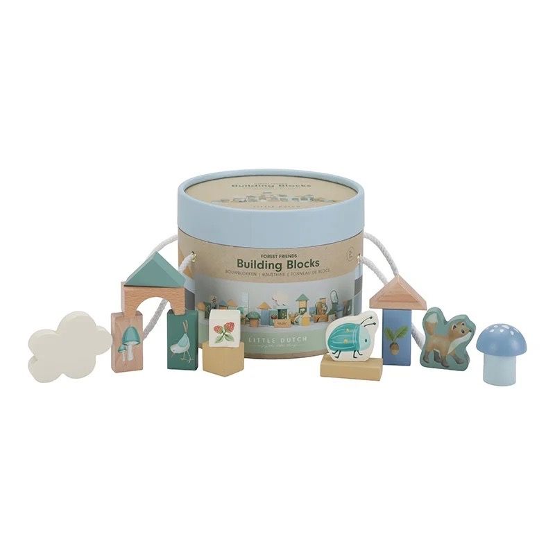 Little Dutch · Bouwblokken · Blauw Forest Friends