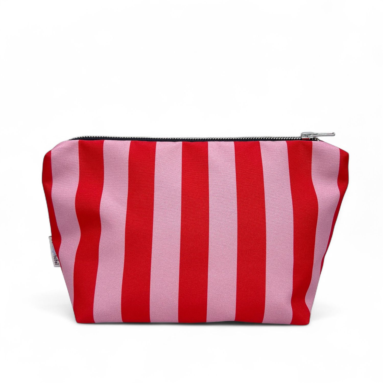 Toilettas · Striped pink/red