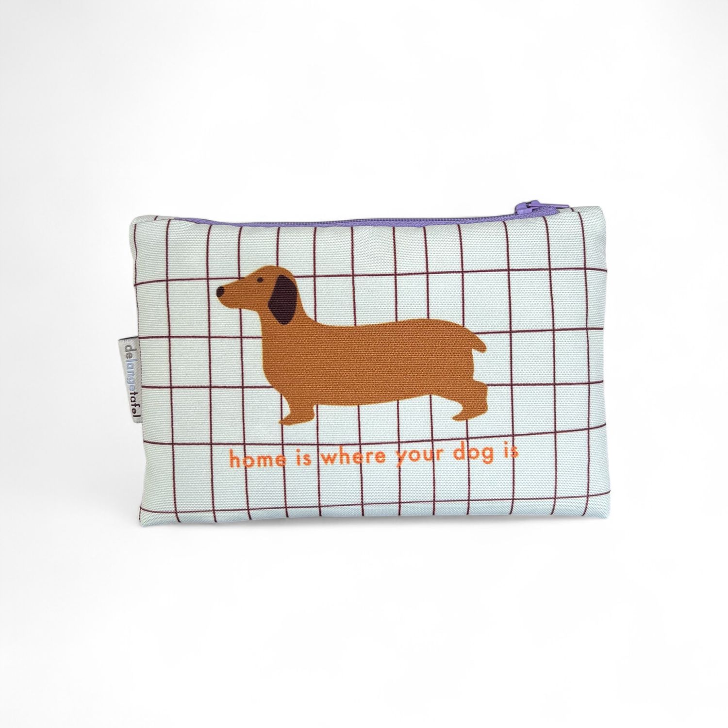 Etui small · Teckel 'Home is where your dog is'