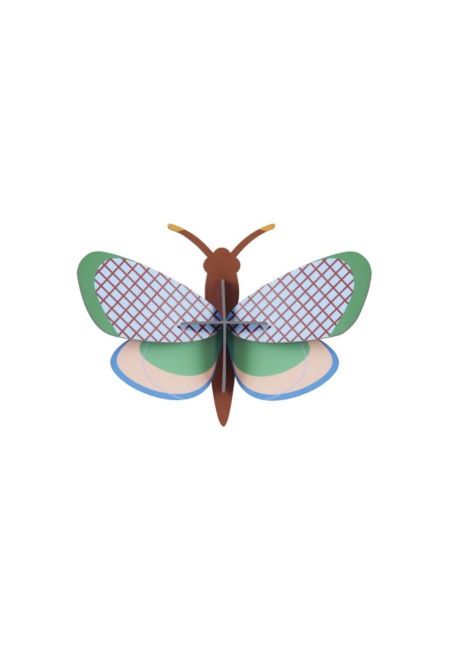 Studio ROOF · Lucky Charm grid butterfly