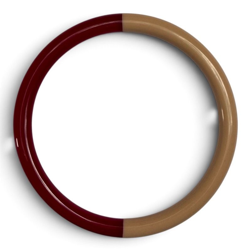 Bybjor · Duo Color Bangle-armband · Poppy &amp; Blush