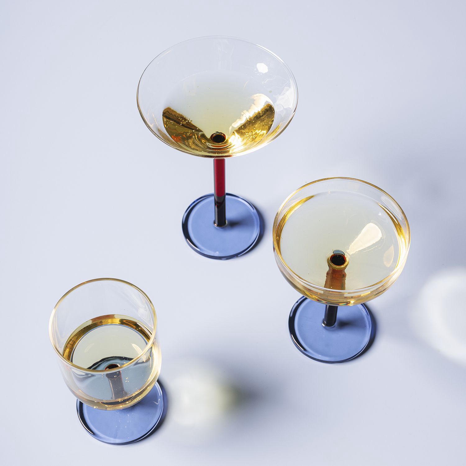 ONA · Glas op voet Bobbie 31,5cl - set van 2