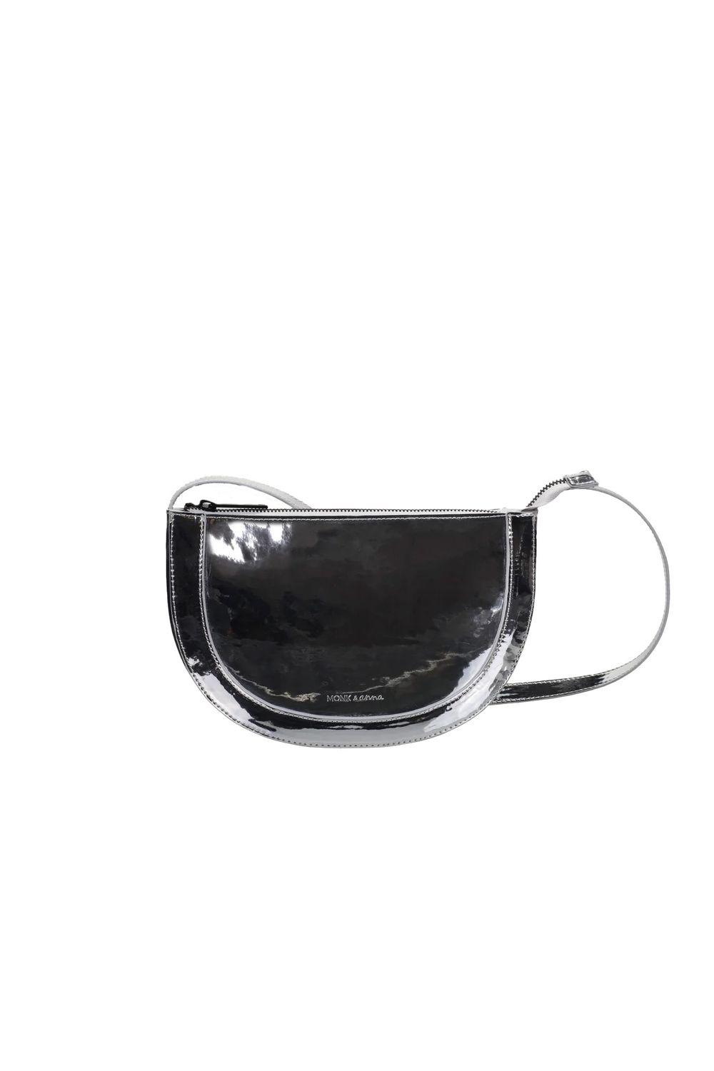 Monk &amp; Anna · Farou half moon bag - Zilver