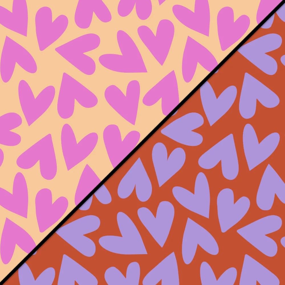 Vloeipapier op rol - Hearts • 2-pack