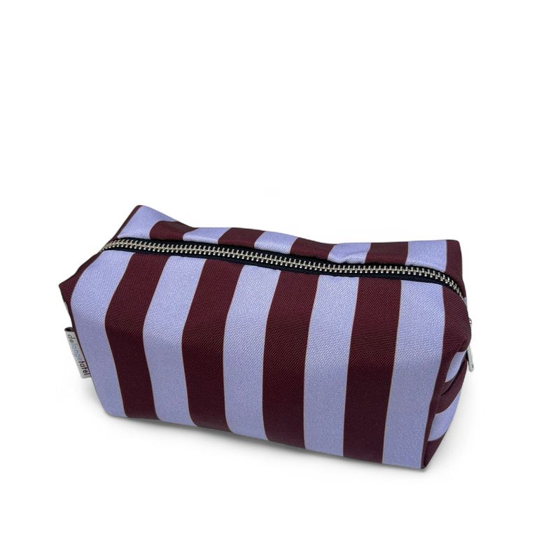 Blok etui · Striped aubergine/lila