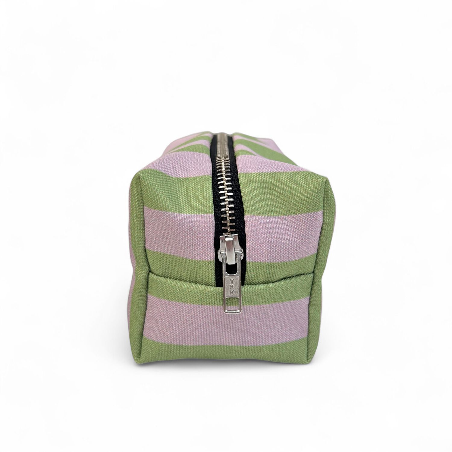 Blok etui · Striped green/pink